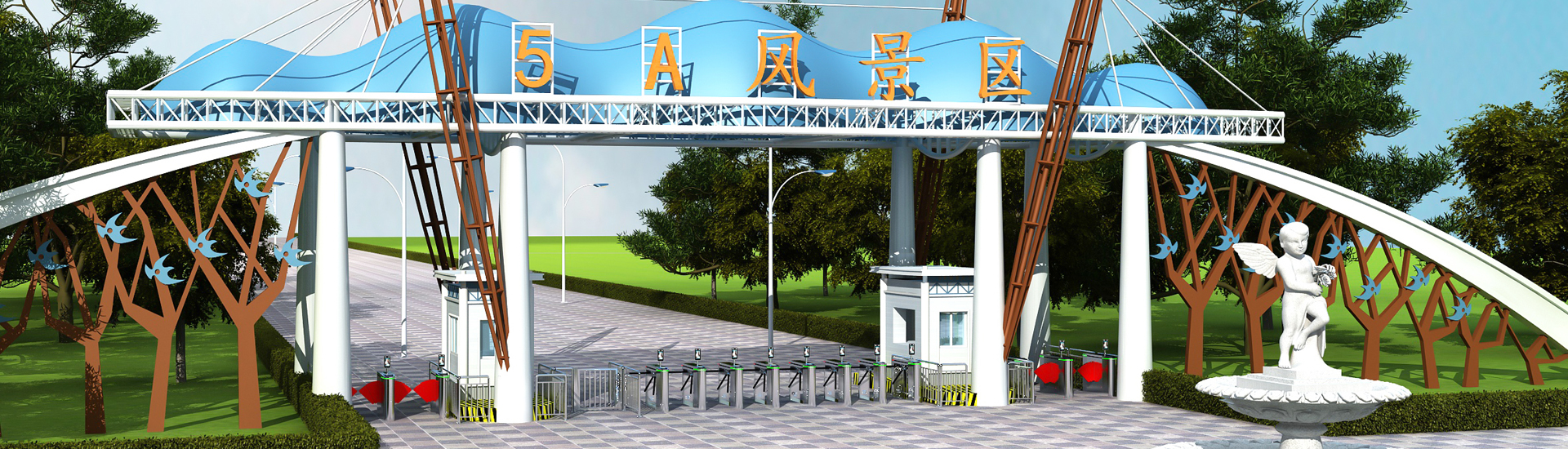 票務(wù)系統(tǒng)與智能閘機(jī)的組合，打造無人值守智能景區(qū)閘機(jī)